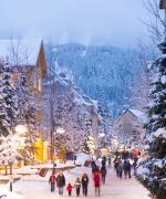 Whistler stad ski i kanada