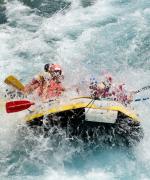 Whitewater rafting 